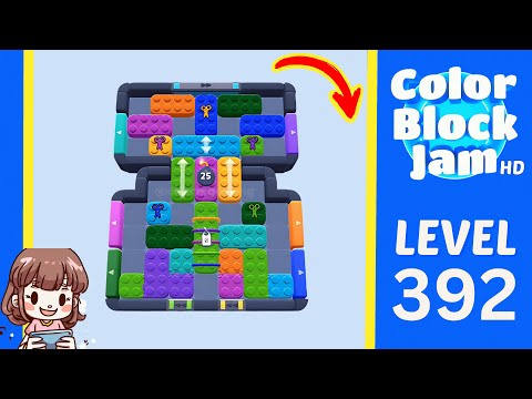 Color Block Jam Level 392 Solution Walkthrough