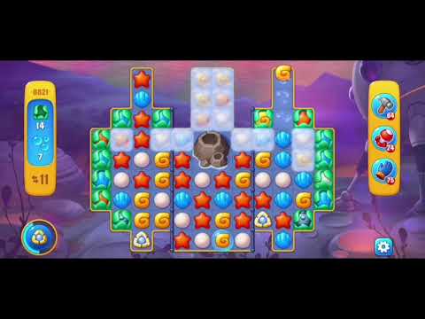 Fishdom 8821 Hard Level - NO 💣🧨💥