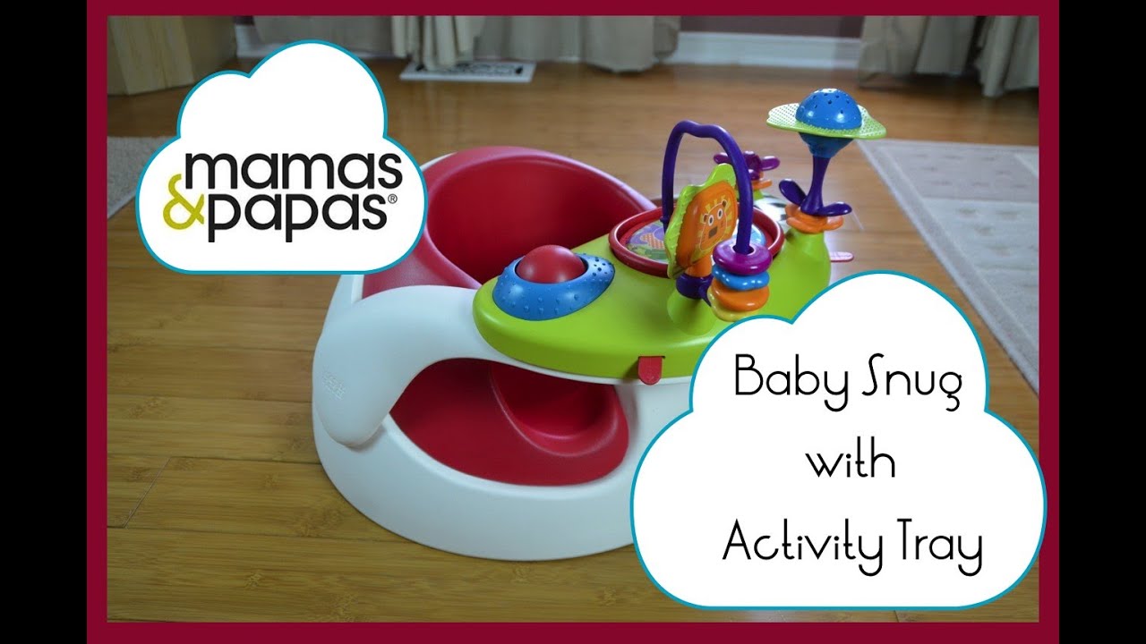 Watch video Mamas & Papas baby snug with activity tray Now Mamas & Papas baby snug with activity tray