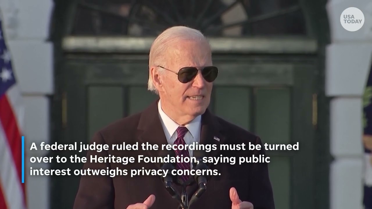 Biden loses bid to block release of 2017 memoir audio recordings