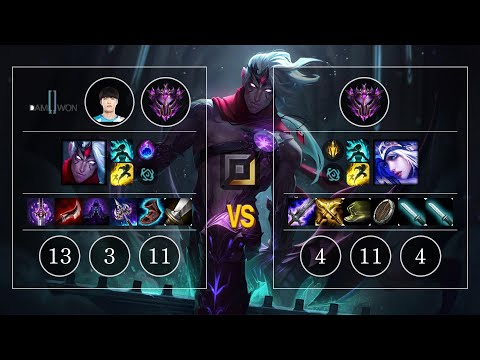 DWG Flame Varus vs Ashe Bot - KR Master Patch 10.10