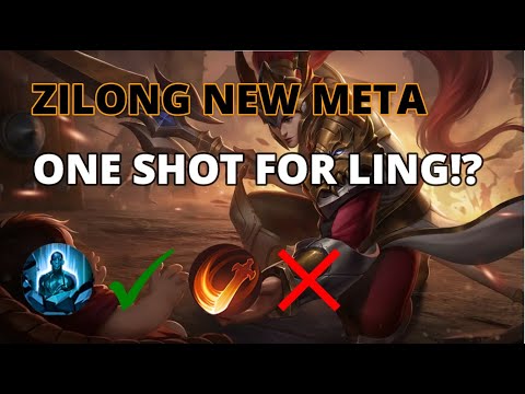 ZILONG PETRIFY NEW META!! ONE SHOT FOR LING!! GLOBAL TOP 6 ZILONG BY UNCLE LEO GAMING