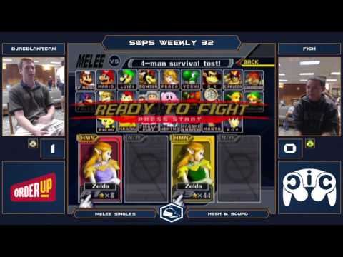 S@PS 32 Melee Singles - DJRedLantern (White Sheik) vs Fish (Green Sheik) - Winner's Bracket