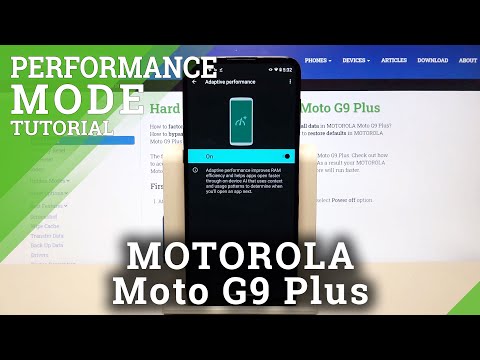 Performance Mode Activation on MOTOROLA Moto G9 Plus – High-Performance Mode
