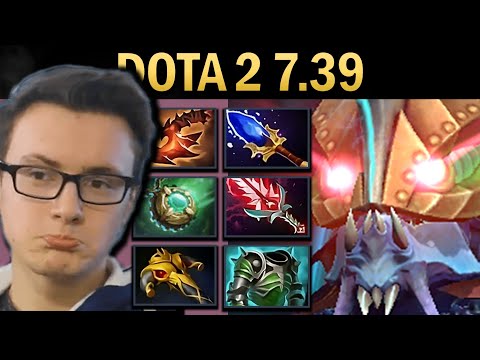 Slardar Gameplay Miracle with Malevolence and Cuirass - Dota 7.39