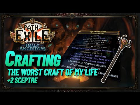 [PoE 3.22] - Crafting a +2 Sceptre for Shockwave Totem Hierophant