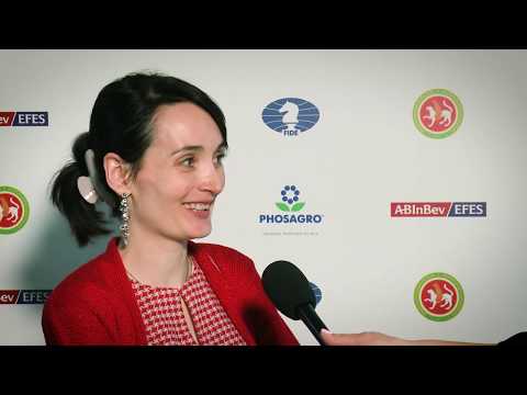 2019 Women's Candidates Tournament. Round 2. Interview with Kateryna Lagno.