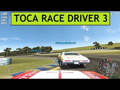 Toca Race Driver 3 (V8 Supercars) Gameplay PC, Sandown, Openspy Online Racing