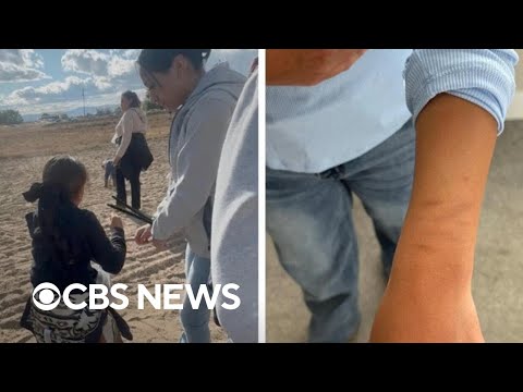 O adolescentă de 14 ani spune că a fost legată cu fermoar în timpul raidului de imigrare