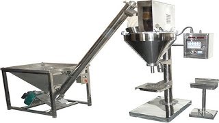 preview picture of video 'Powder filling packing machine semi automatic from A to Z operation assembly of powder screw filler'