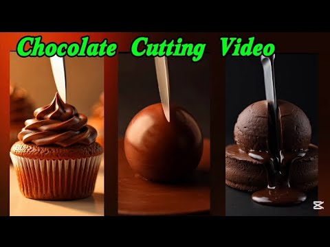 Chocolate Cutting ASMR 🔪 | Relaxing & Satisfying Video | @NISHU-24Y 