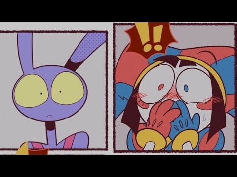 Pomni confesses her love for Jax❤️ | Pomni x Jax  | The Amazing Digital Circus Comic Dub