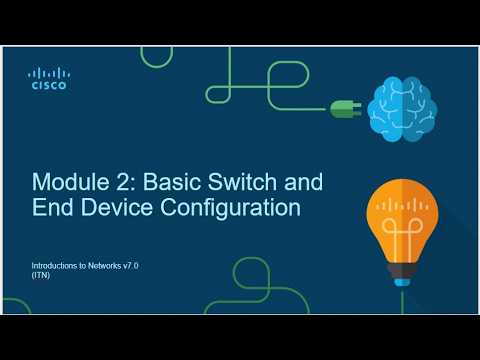 CCNA 1 — Introduction to Networks | Module 2 (Basic Switch and End Device Configuration)
