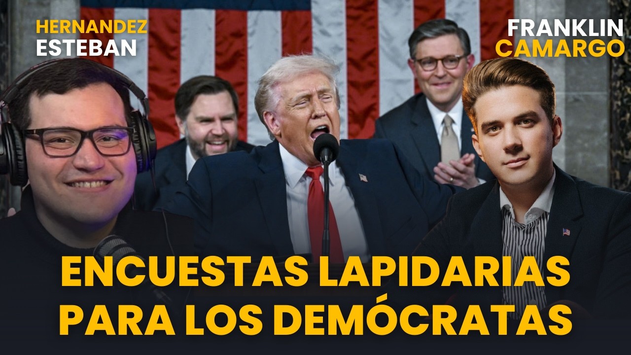 CRISIS PARA LOS DEMÓCRATAS SEGÚN ENCUESTAS MIENTRAS TRUMP SE ENFRENTA A CUESTIONAMIENTOS SOBRE IRÁN