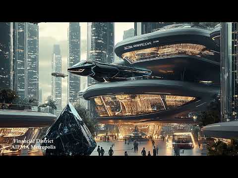 Creating AI Fashion Mega City - Part 3 - Financial District of AIFMA Fashion Metropolis