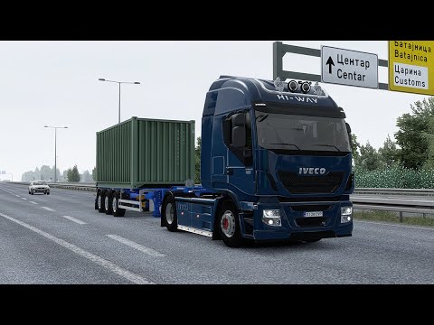 ETS2 1.41 - Euro Truck Simulator 2 - Iveco Hi-Way - Promods 2.56 - Kragujevac (SRB) to Brod (HR)