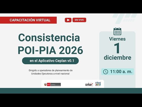 Consistencia POI-PIA 2026 en el Aplicativo Ceplan v.01