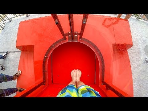 Kamikadze Trapdoor Waterslide [NEW 2018] Energylandia