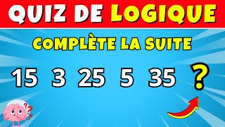 TEST de LOGIQUE: Suite Numérique & Suite de nombre 🔢 TEST PSYCHOTECHNI