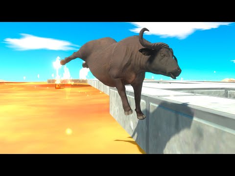 Don't Fall Into Molten Lava - Animal Revolt Battle Simulator