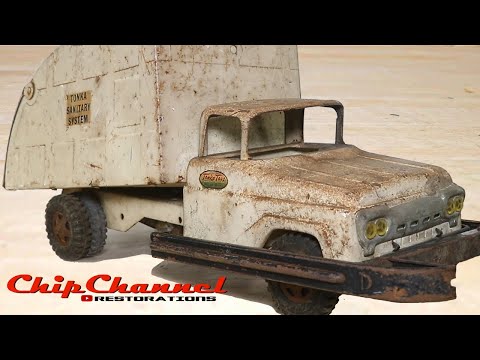 1960 Tonka Sanitary System Garbage Truck Restoration
