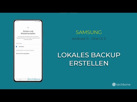 Lokales Backup erstellen - Samsung [Android 11 - One UI 3]