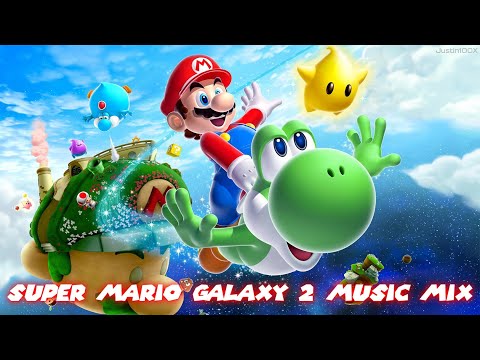 Super Mario Galaxy 2 Music Mix - Live Animation w/ Timestamps - Music for Relaxing/Studying/Working
