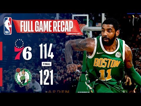 FULL GAME RECAP: 76ERS VS CELTICS | KYRIE GOES FOR 40 & 10 ON CHRISTMAS