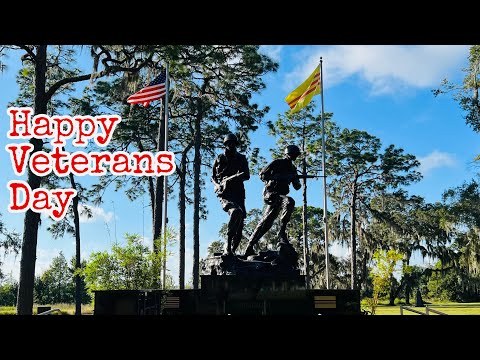 FULL WALKING TOUR: ORLANDO VETERANS MEMORIAL PARK & A Salute to Service!