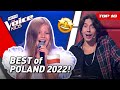 BEST BLIND AUDITIONS of The Voice Kids POLAND 2022! 🇵🇱 | Top 10