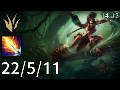 Nidalee Jungle vs Taliyah - EUW Challenger | Patch 14.12