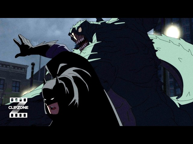 Batman Fights Off Killer Croc