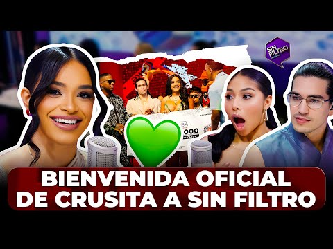 BIENVENIDA OFICIAL DE CRUSITA A SIN FILTRO Y SE DICE SUS VERDADES CON KAROLA Y GIUSEPPE