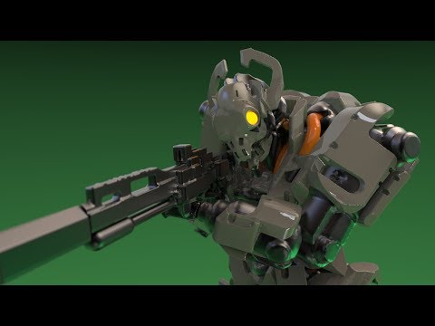 VR Mech Sketch in Oculus Medium