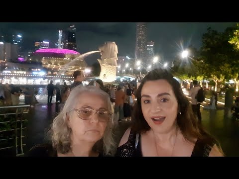 Merlion by night #Singapore