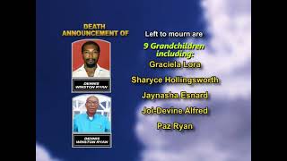 Dennis Winston Ryan ~ Long Obituary