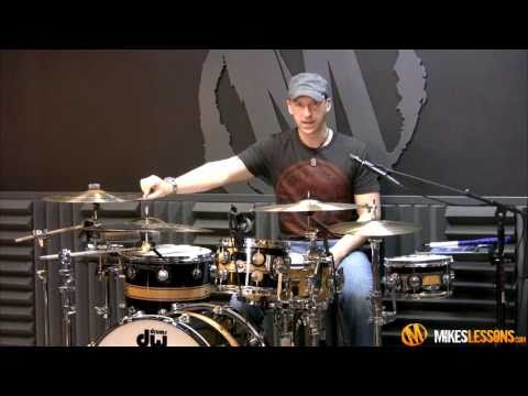 DRUM LESSON: 32nd Note "PEPAMINT" Groove by Mike Johnston