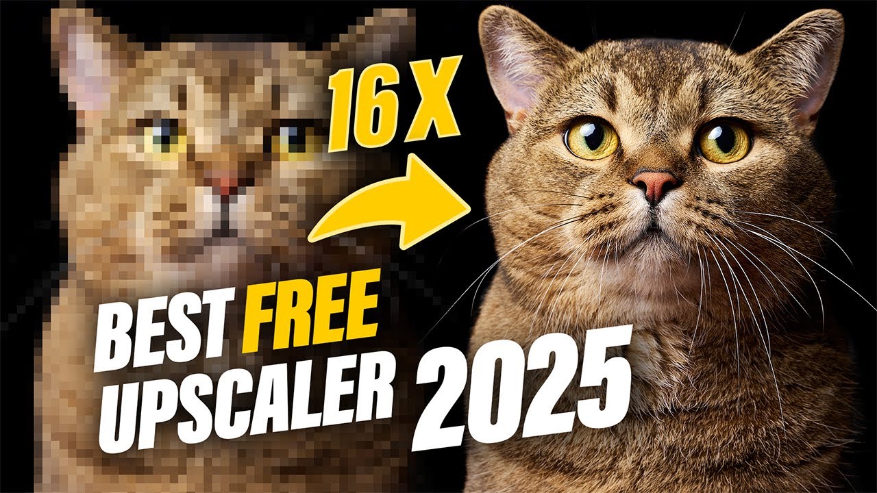 Best 3 FREE Image Upscalers in 2025 + Comparison!