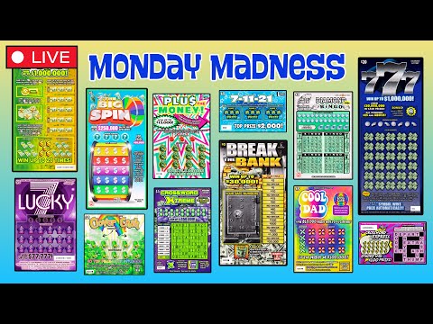 $150 WORTH OF LOTTERY SCRATCH OFF TICKETS FROM MULTIPLE STATES DURING MY LIVESTREAM