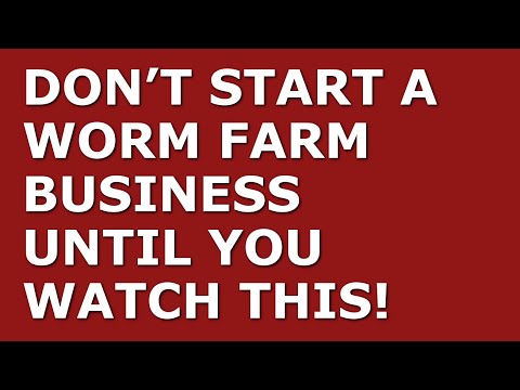 How to Start a Worm Farm Business | Free Worm Farm Business Plan Template Included