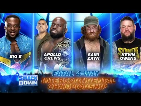 Apollo Crews vs Big E vs Sami Zayn vs Kevin Owens (Full Match Part 1/2)