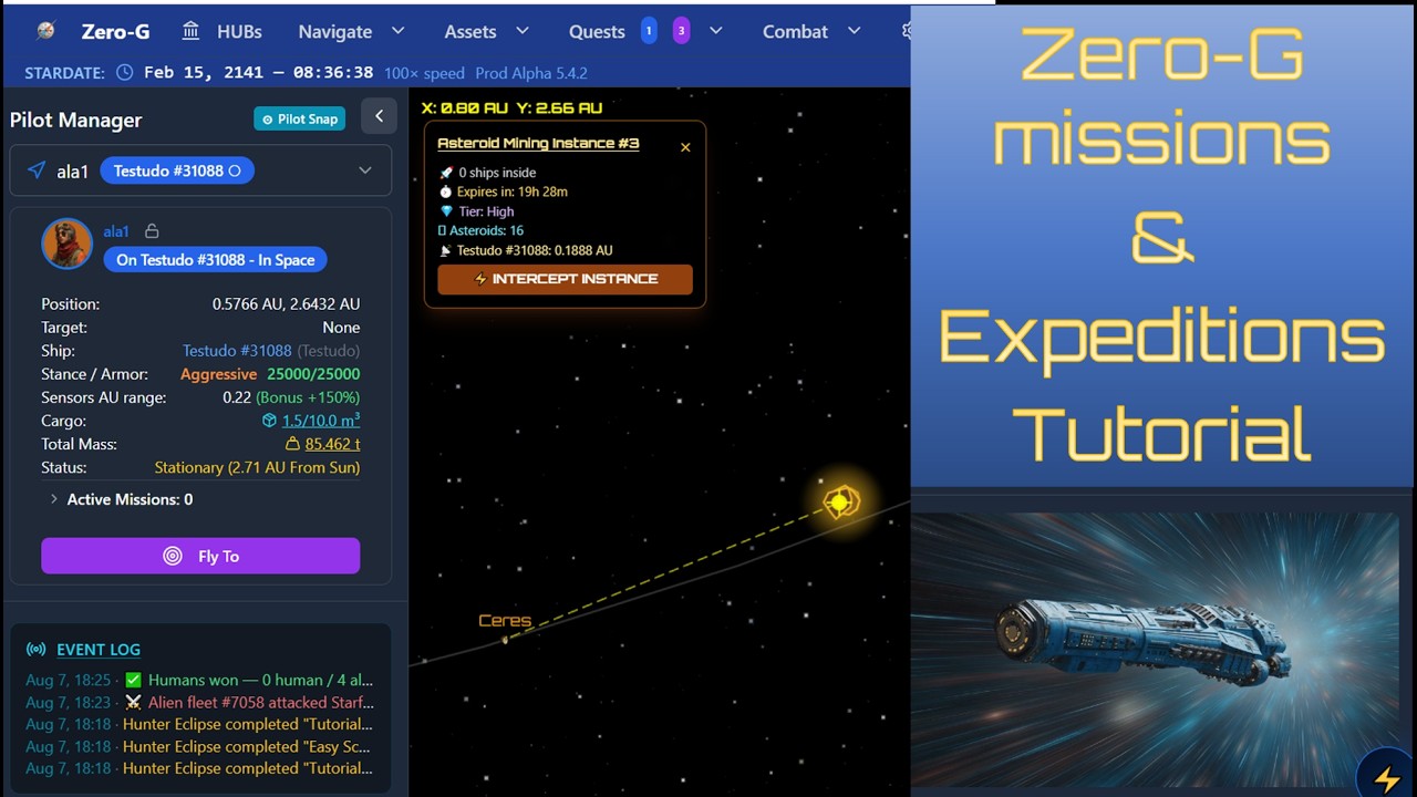 Missioning system tutorial