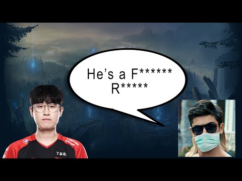 Tarzaned calls T1 Top laner Zeus the R-Word