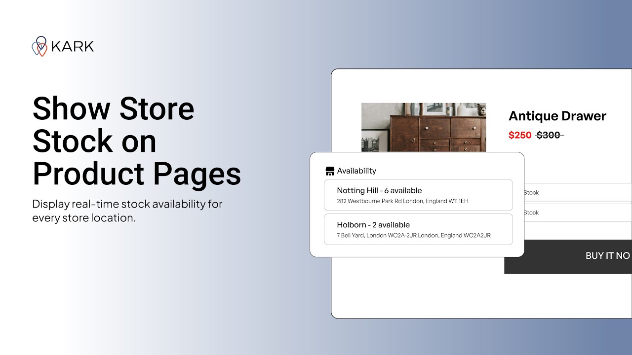 Kark: Multi Location Inventory Demo