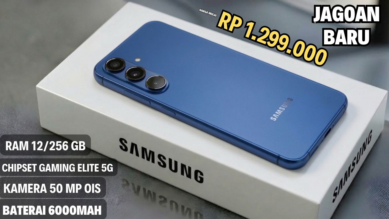 JAGOAN BARU‼️RAM 12/256, 6000MAH - HP SAMSUNG A SERIES TERBARU MARET 2026