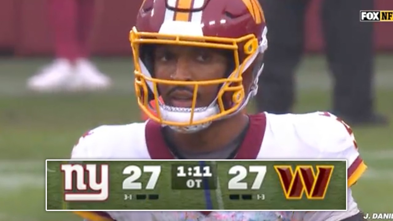 A bizarre ending in Washington | Giants vs Commanders CRAZY ENDING!