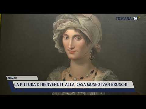 2022-06-18 AREZZO - LA PITTURA DI BENVENUTI  ALLA  CASA MUSEO IVAN BRUSCHI