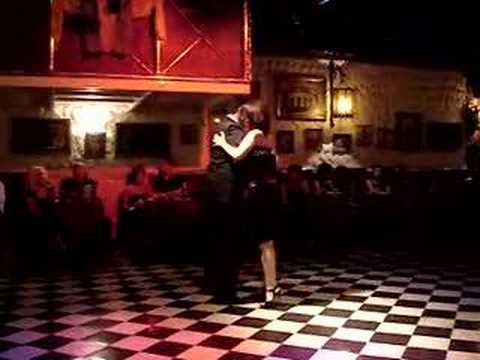  Diego Mohammad  and  Alejandra Zavala  are  dancing  to  the  tango  "  En La Buena y En La Mala  "