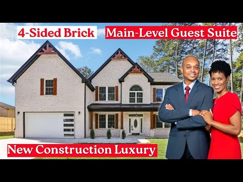 New Homes in Atlanta | Luxury 4 Sided Brick Home in Lilburn