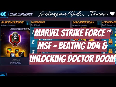 Marvel Strike Force | MSF - Finishing "Dark Dimension 4" DD4, After 600 Days of Playing the Game 💪🏻